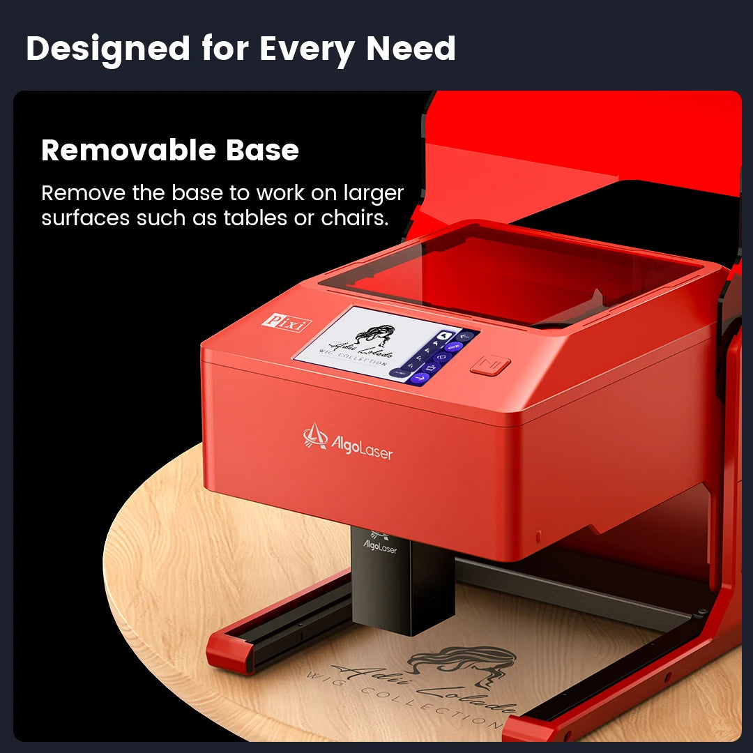 AlgoLaser PIXI Portable Laser Engraver With Advanced Touch Screen