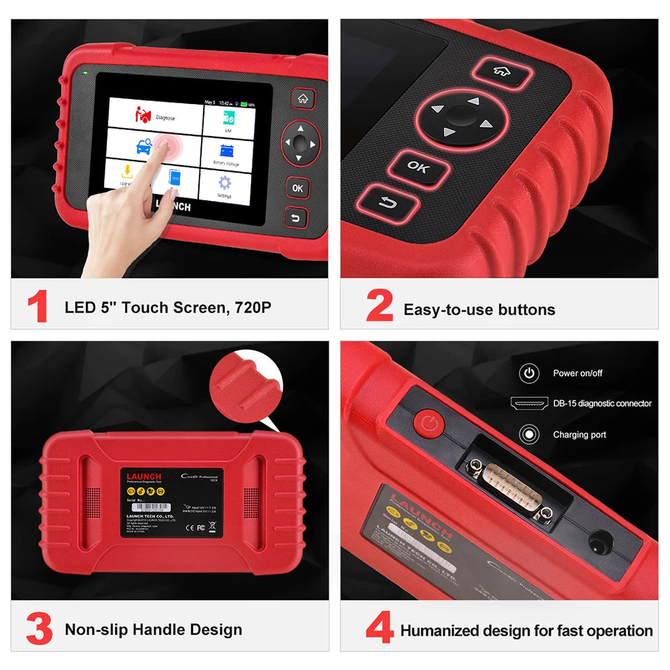 Launch CRP123XV2 OBD2 Scanner Professional Auto Diagnostic Code Reader Tool