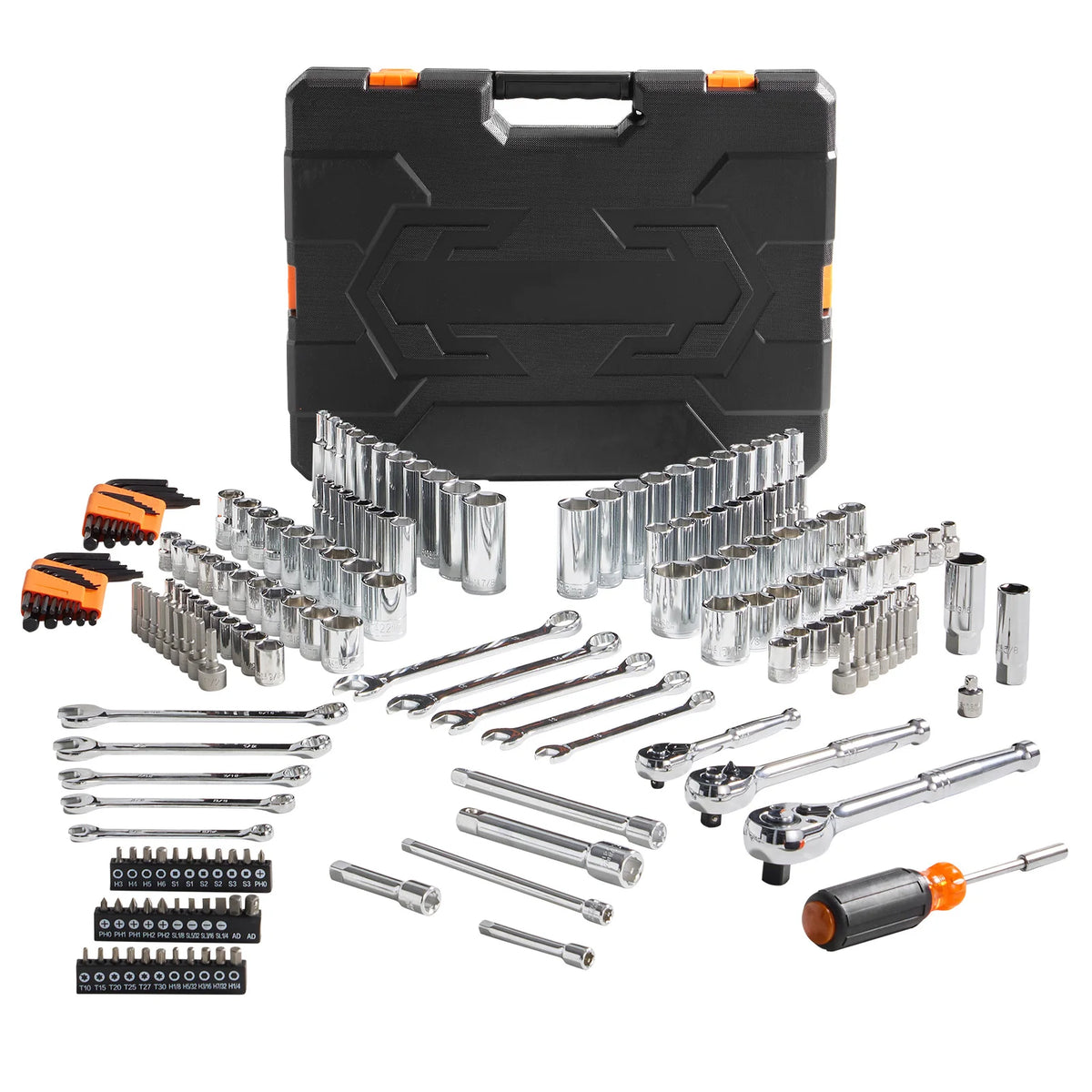 SucceBuy Professional Socket Mechanic Tool Set With Deep Sockets